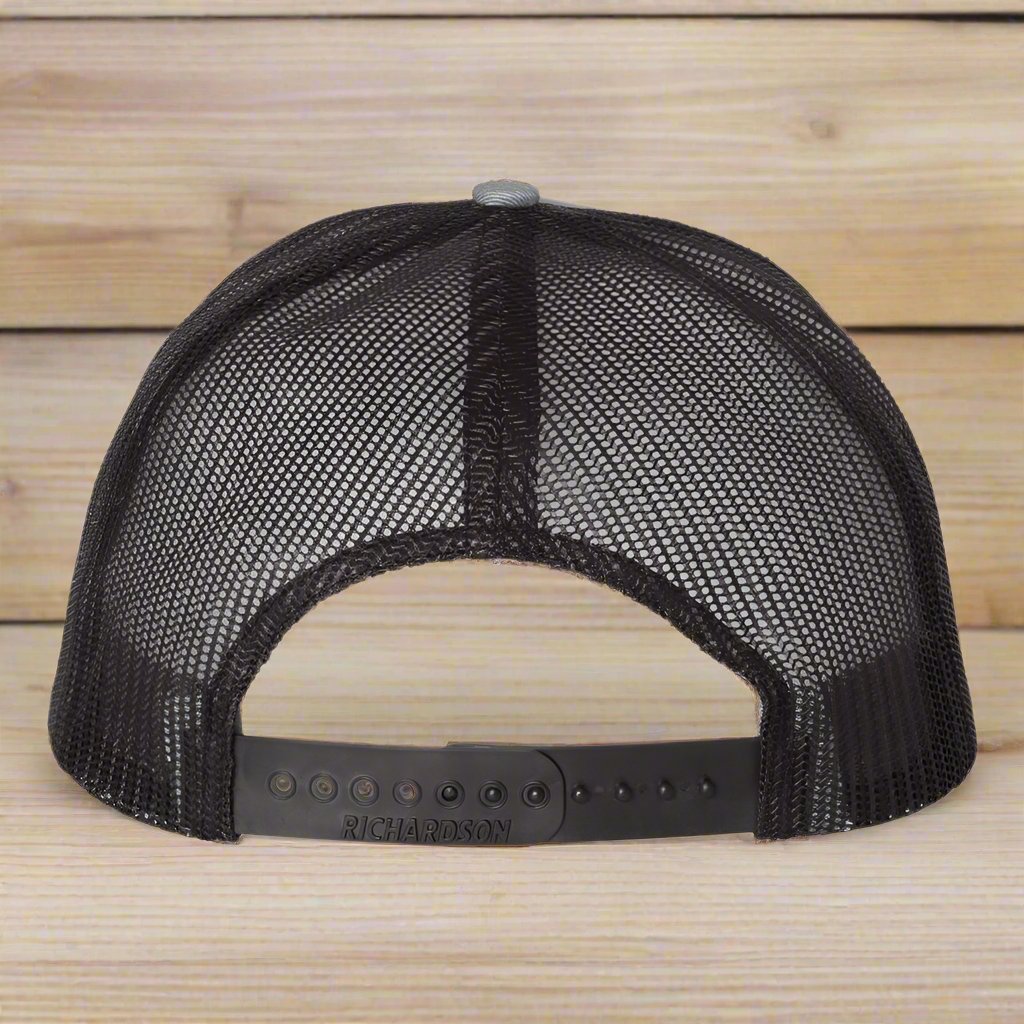 Richardson 112 - Snapback Trucker Cap - Gray / Black