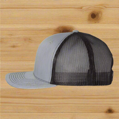Richardson 112 - Snapback Trucker Cap - Gray / Black